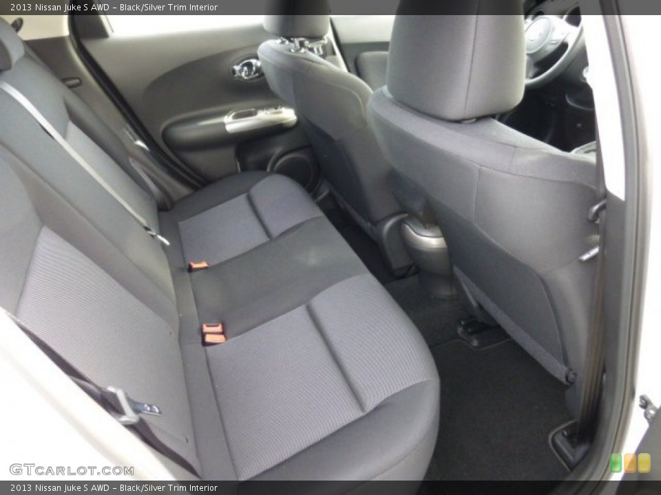 Black/Silver Trim Interior Rear Seat for the 2013 Nissan Juke S AWD #73757899