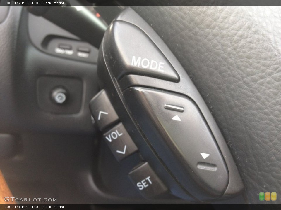 Black Interior Controls for the 2002 Lexus SC 430 #73759247