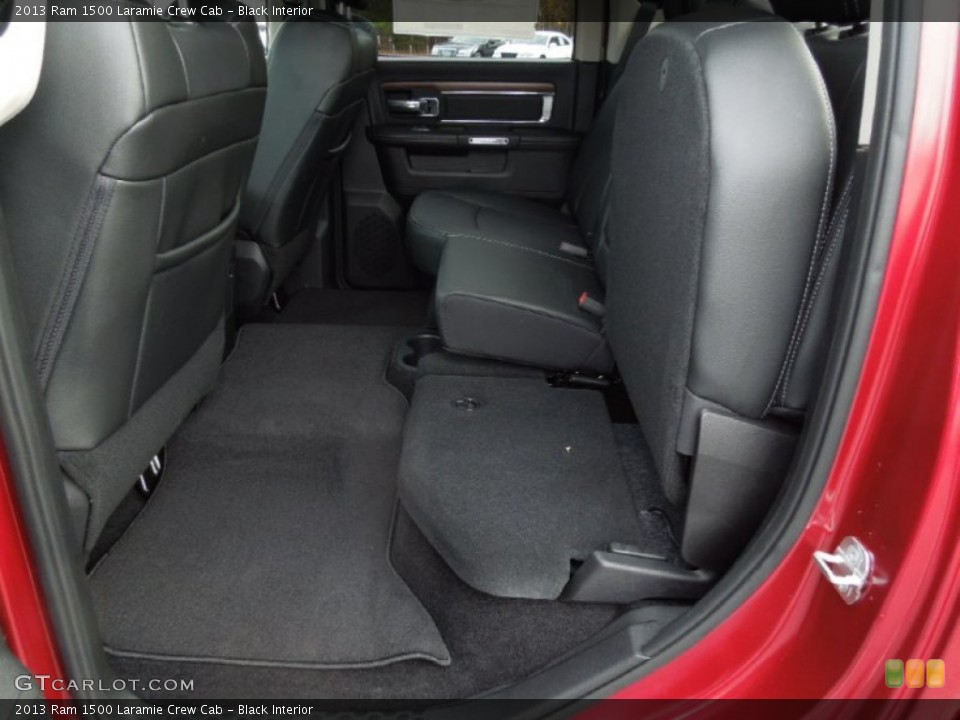 Black Interior Rear Seat for the 2013 Ram 1500 Laramie Crew Cab #73760612