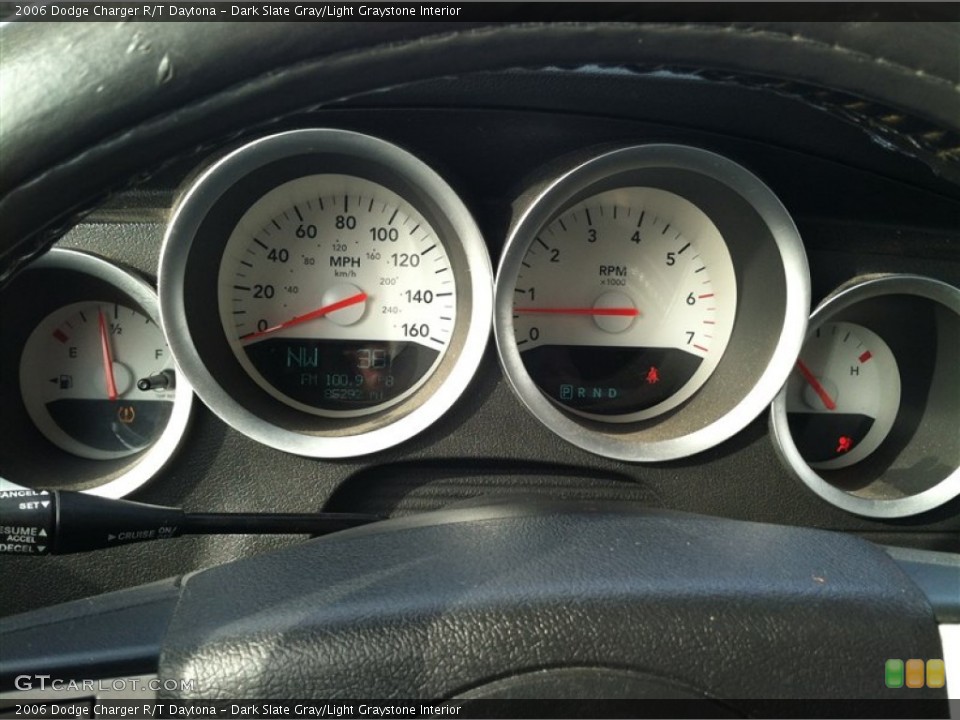 Dark Slate Gray/Light Graystone Interior Gauges for the 2006 Dodge Charger R/T Daytona #73761330