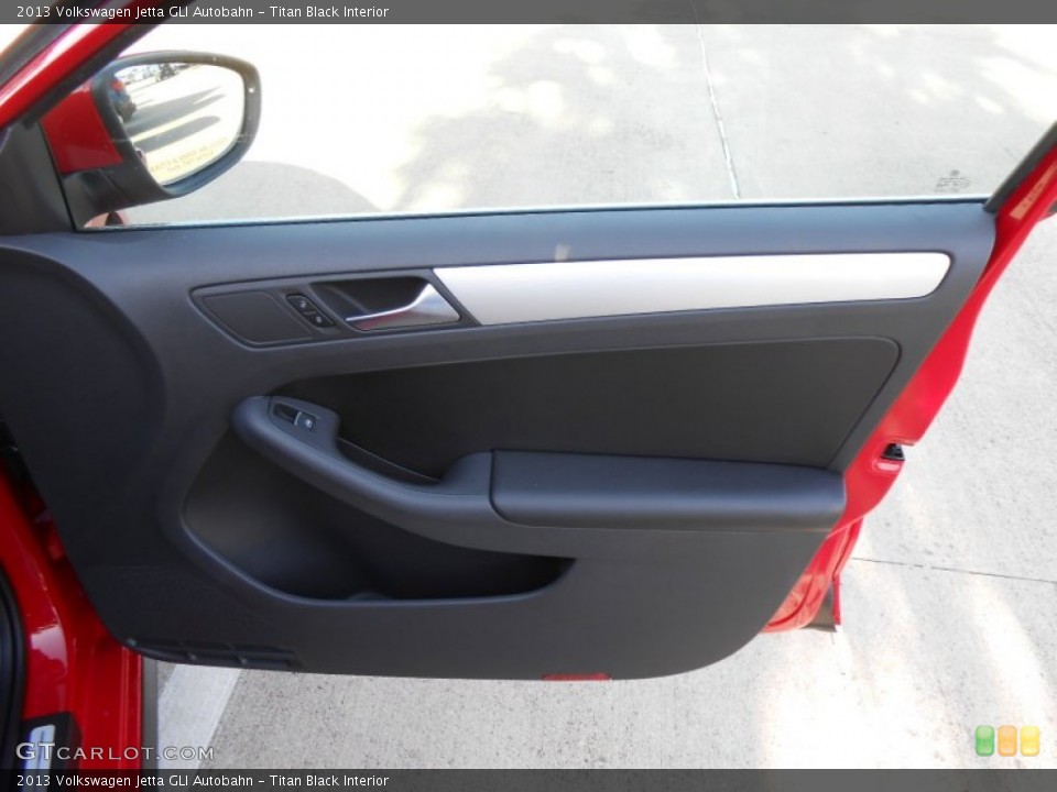 Titan Black Interior Door Panel for the 2013 Volkswagen Jetta GLI Autobahn #73763090