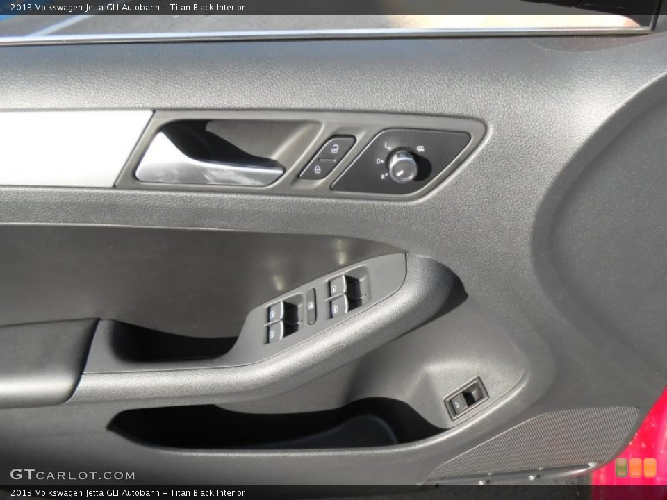 Titan Black Interior Door Panel for the 2013 Volkswagen Jetta GLI Autobahn #73763288