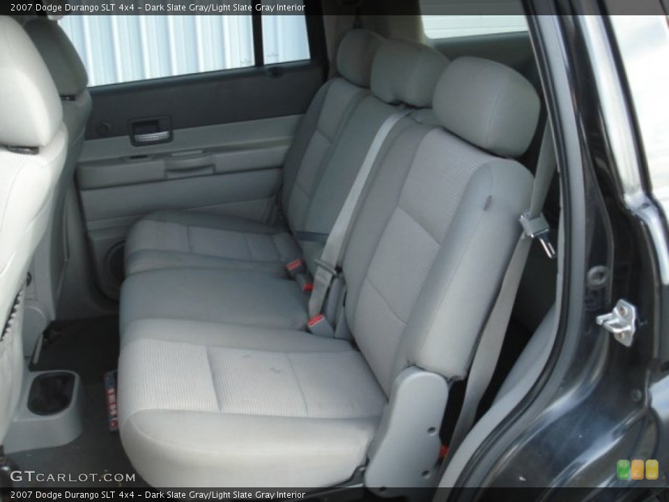 Dark Slate Gray/Light Slate Gray Interior Rear Seat for the 2007 Dodge Durango SLT 4x4 #73763455