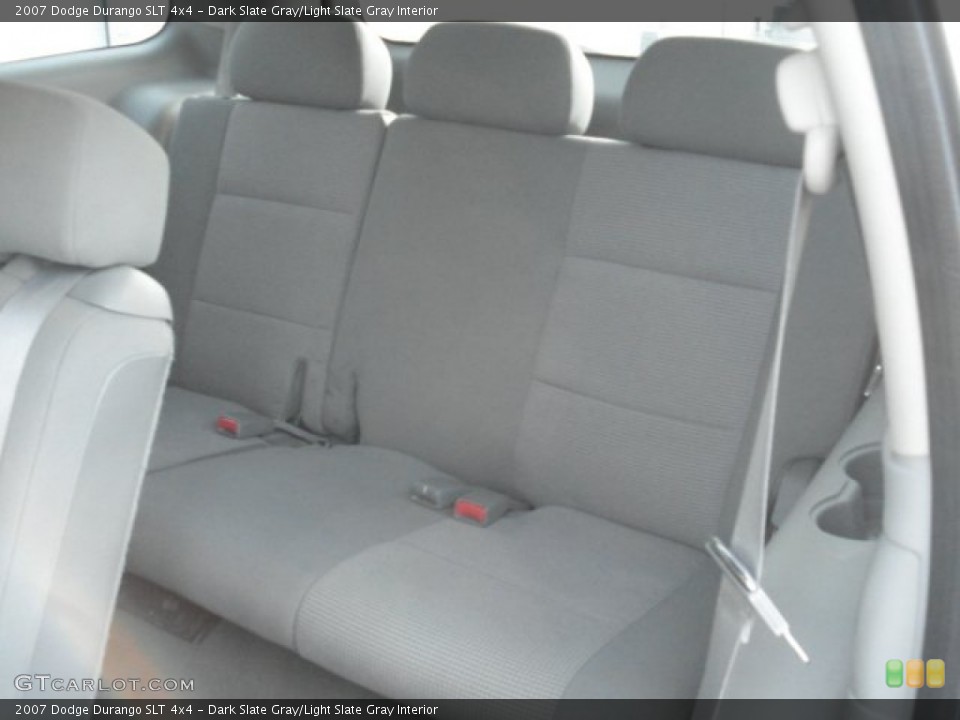 Dark Slate Gray/Light Slate Gray Interior Rear Seat for the 2007 Dodge Durango SLT 4x4 #73763498
