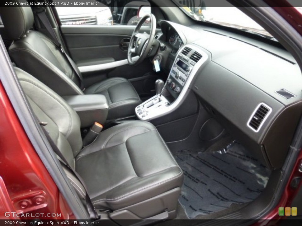 Ebony Interior Photo for the 2009 Chevrolet Equinox Sport AWD #73764155
