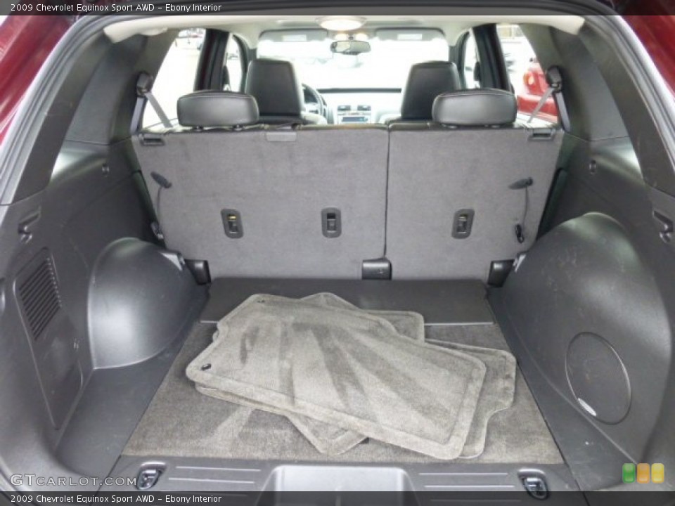 Ebony Interior Trunk for the 2009 Chevrolet Equinox Sport AWD #73764224