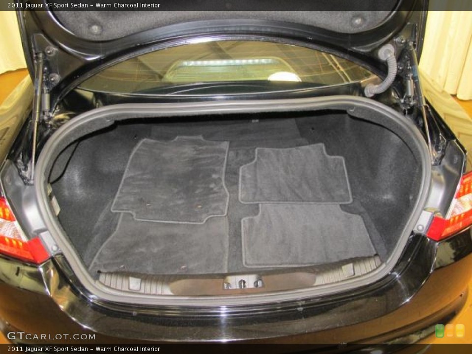Warm Charcoal Interior Trunk for the 2011 Jaguar XF Sport Sedan #73764329