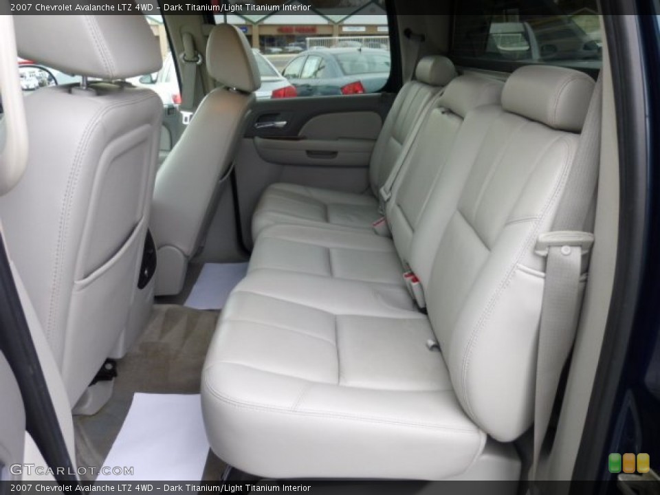 Dark Titanium/Light Titanium Interior Rear Seat for the 2007 Chevrolet Avalanche LTZ 4WD #73764658