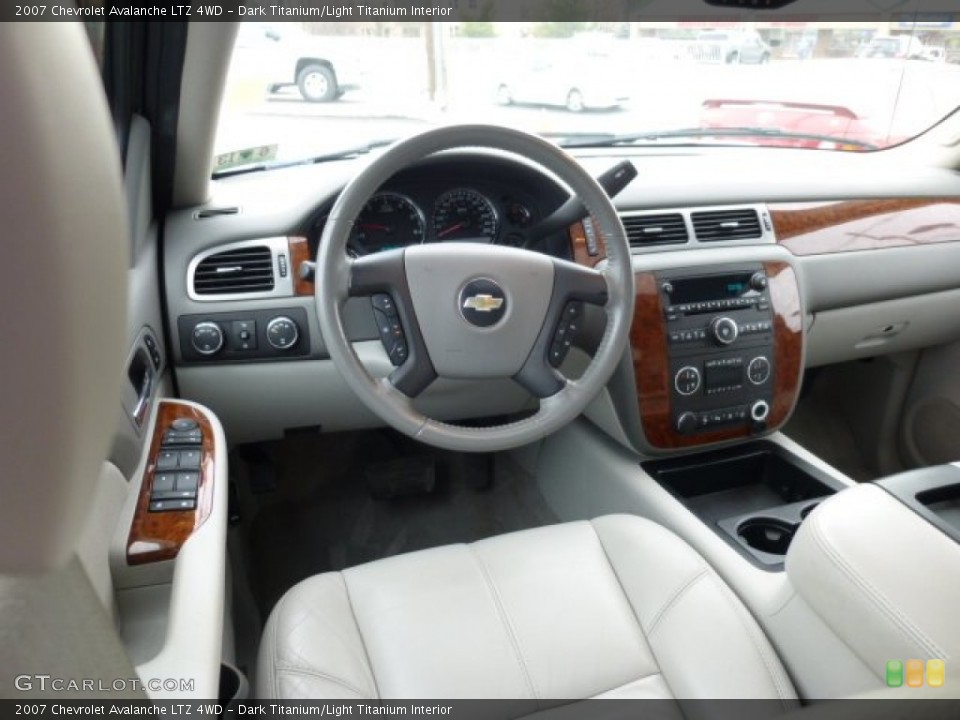 Dark Titanium/Light Titanium Interior Prime Interior for the 2007 Chevrolet Avalanche LTZ 4WD #73764692