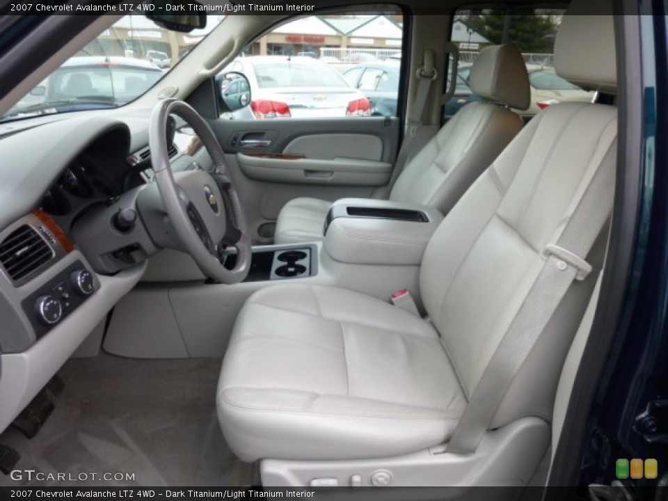 Dark Titanium/Light Titanium Interior Front Seat for the 2007 Chevrolet Avalanche LTZ 4WD #73764740