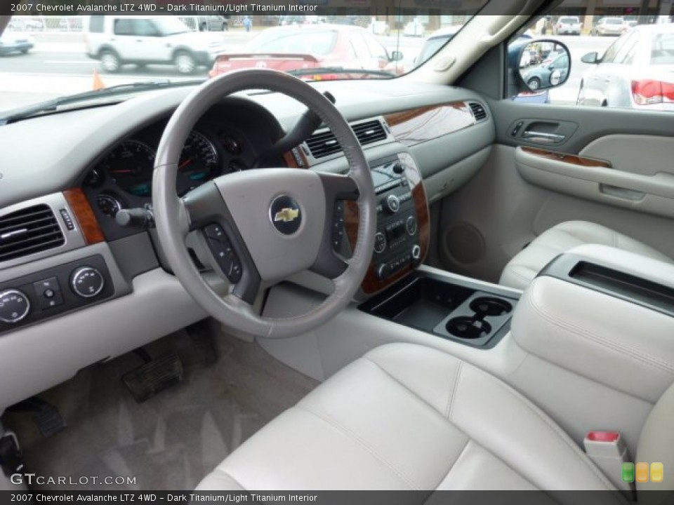 Dark Titanium/Light Titanium Interior Prime Interior for the 2007 Chevrolet Avalanche LTZ 4WD #73764788