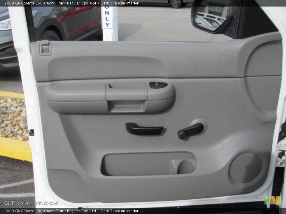 Dark Titanium Interior Door Panel for the 2009 GMC Sierra 1500 Work Truck Regular Cab 4x4 #73765160