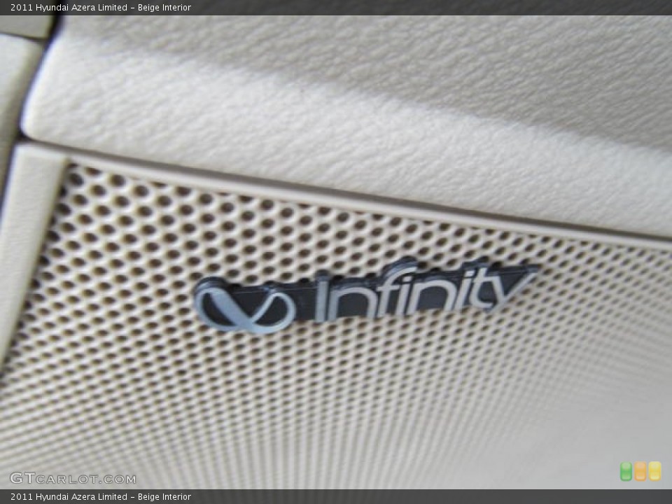 Beige Interior Audio System for the 2011 Hyundai Azera Limited #73766105