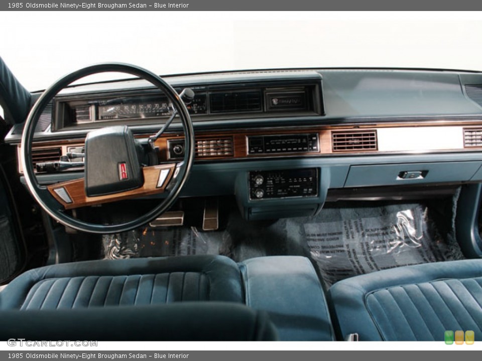 Blue Interior Photo for the 1985 Oldsmobile Ninety-Eight Brougham Sedan #73766769
