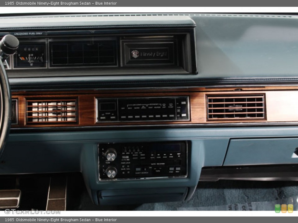 Blue Interior Controls for the 1985 Oldsmobile Ninety-Eight Brougham Sedan #73766792