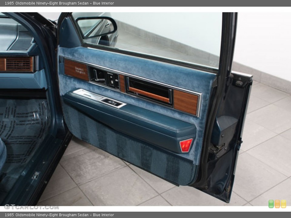 Blue Interior Door Panel for the 1985 Oldsmobile Ninety-Eight Brougham Sedan #73766816