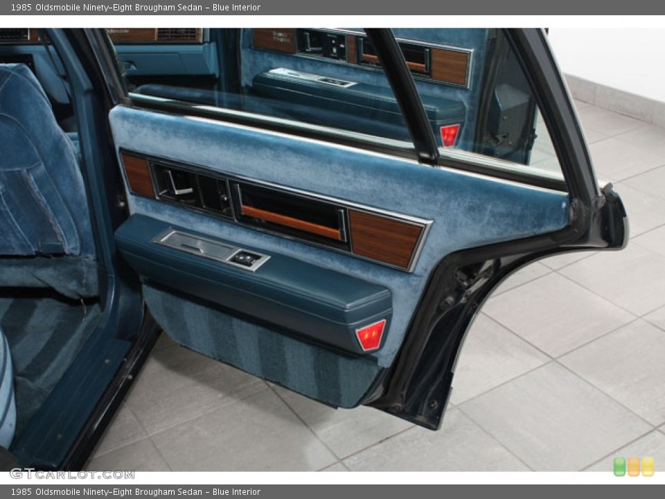 Blue Interior Door Panel for the 1985 Oldsmobile Ninety-Eight Brougham Sedan #73766830