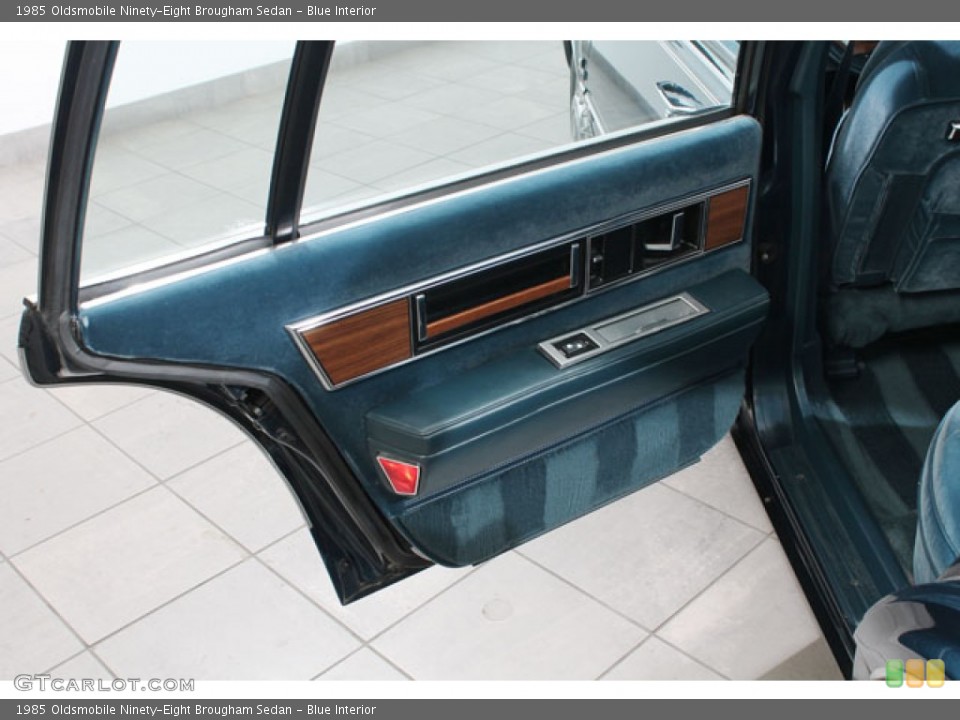 Blue Interior Door Panel for the 1985 Oldsmobile Ninety-Eight Brougham Sedan #73766873