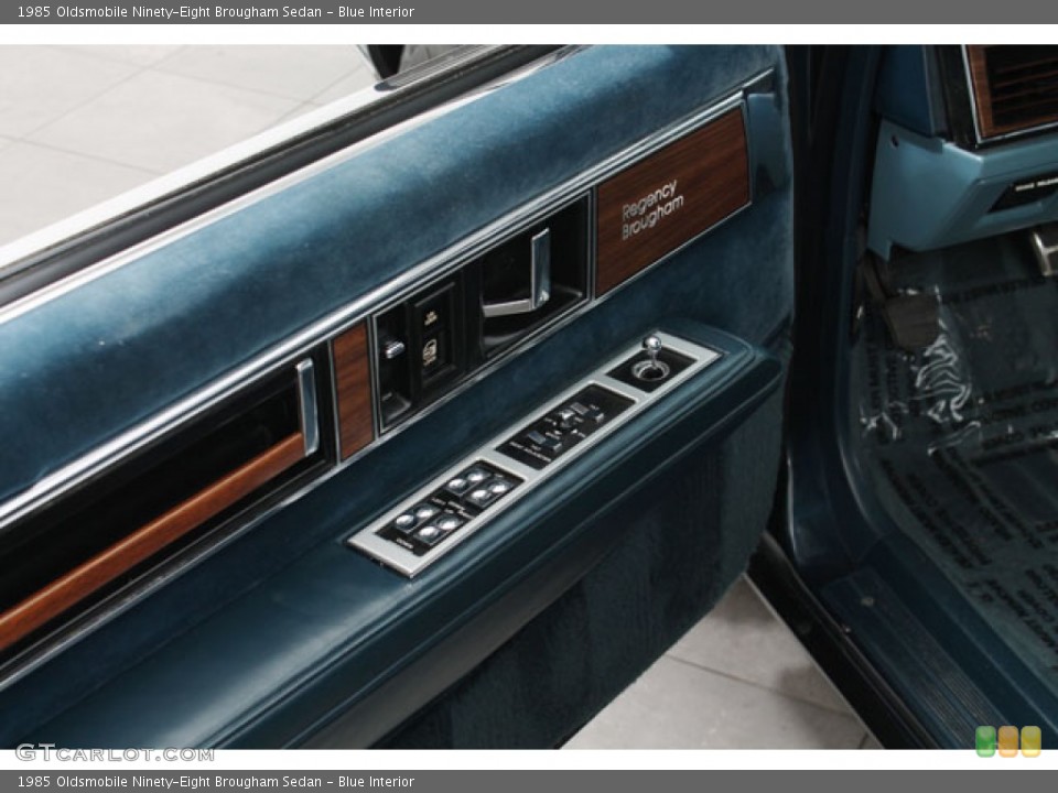 Blue Interior Door Panel for the 1985 Oldsmobile Ninety-Eight Brougham Sedan #73766942