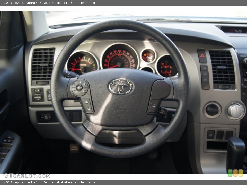 Graphite Interior Steering Wheel for the 2013 Toyota Tundra SR5 Double Cab 4x4 #73767218