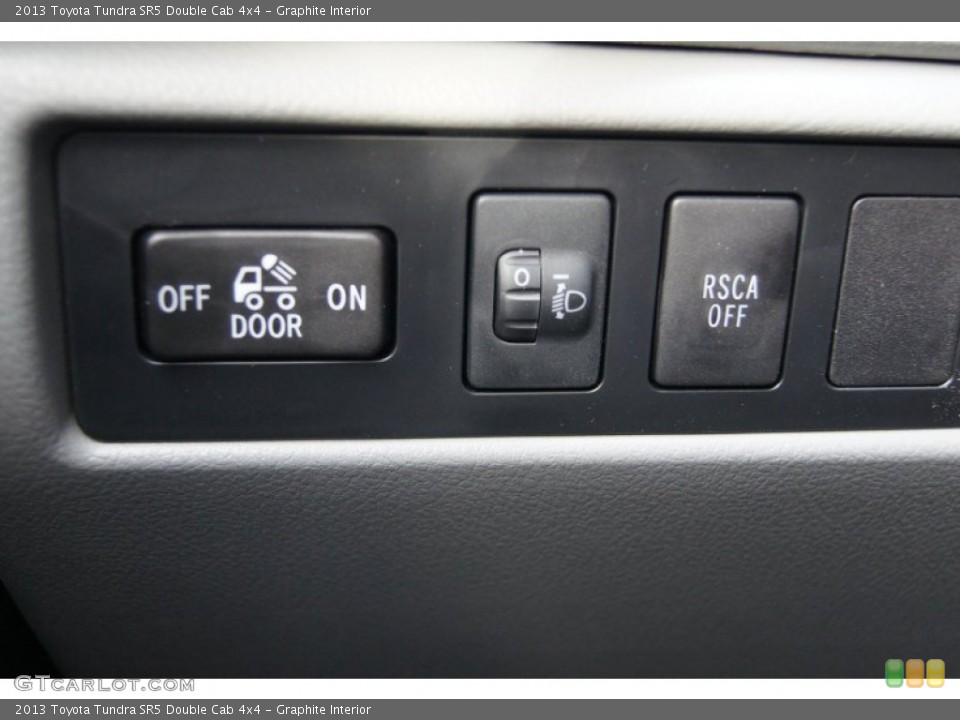 Graphite Interior Controls for the 2013 Toyota Tundra SR5 Double Cab 4x4 #73767265
