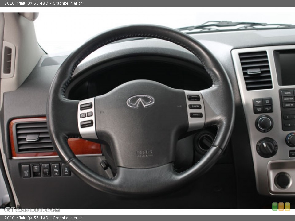 Graphite Interior Steering Wheel for the 2010 Infiniti QX 56 4WD #73769396