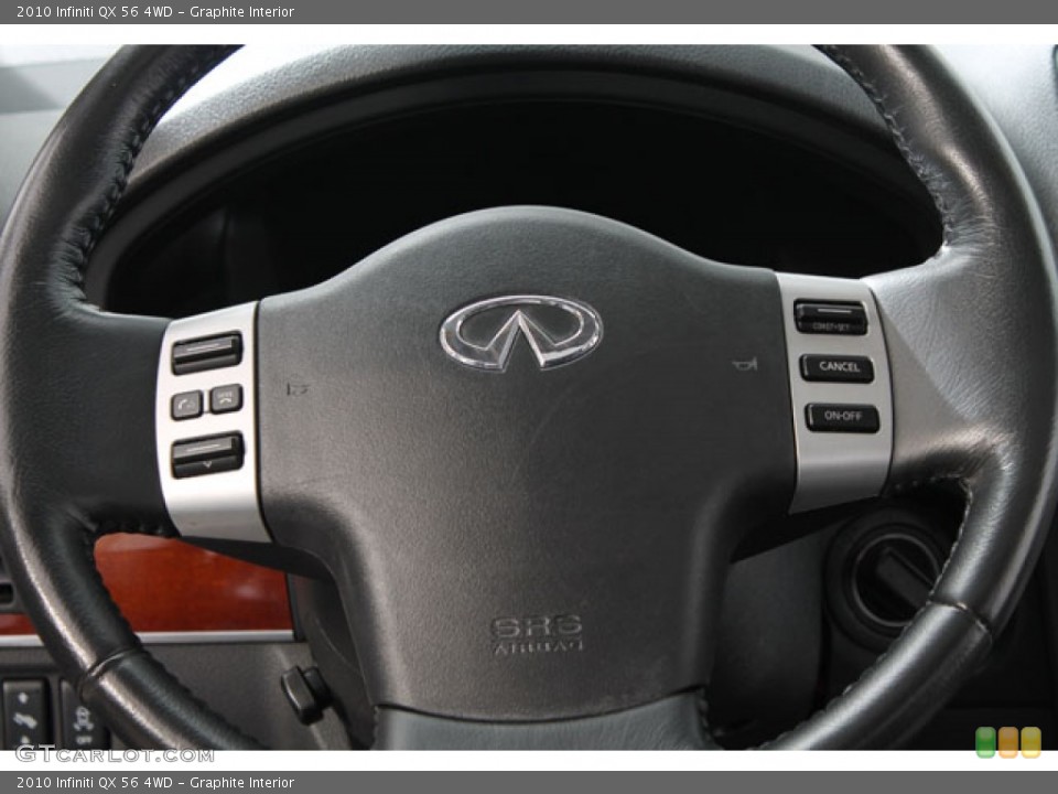 Graphite Interior Steering Wheel for the 2010 Infiniti QX 56 4WD #73769411