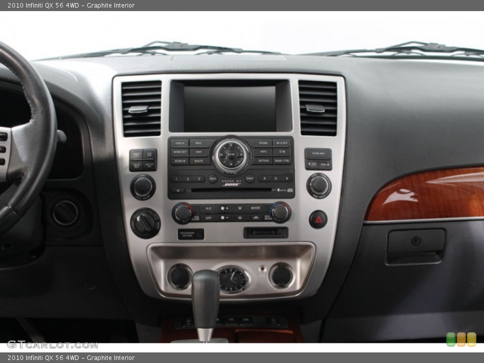Graphite Interior Controls for the 2010 Infiniti QX 56 4WD #73769432