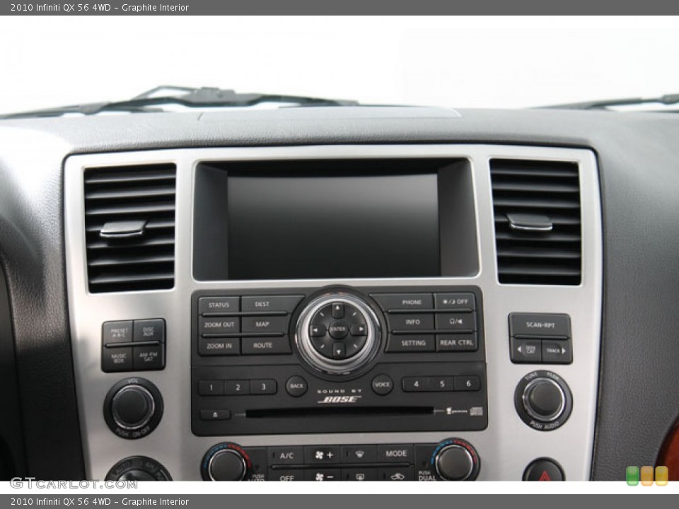 Graphite Interior Controls for the 2010 Infiniti QX 56 4WD #73769450