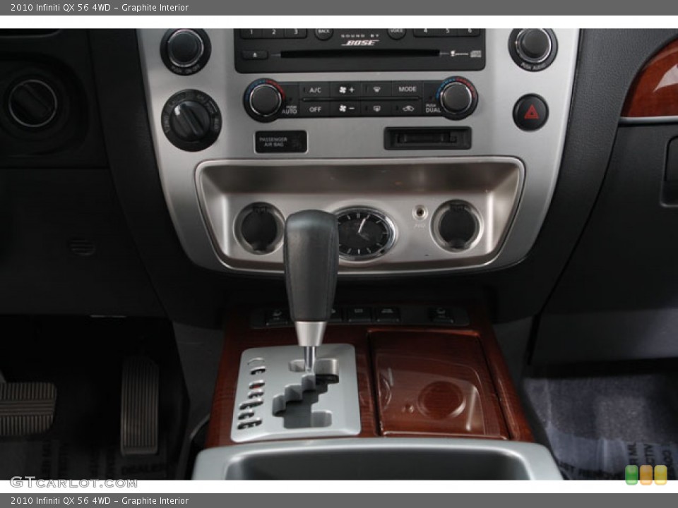 Graphite Interior Controls for the 2010 Infiniti QX 56 4WD #73769468