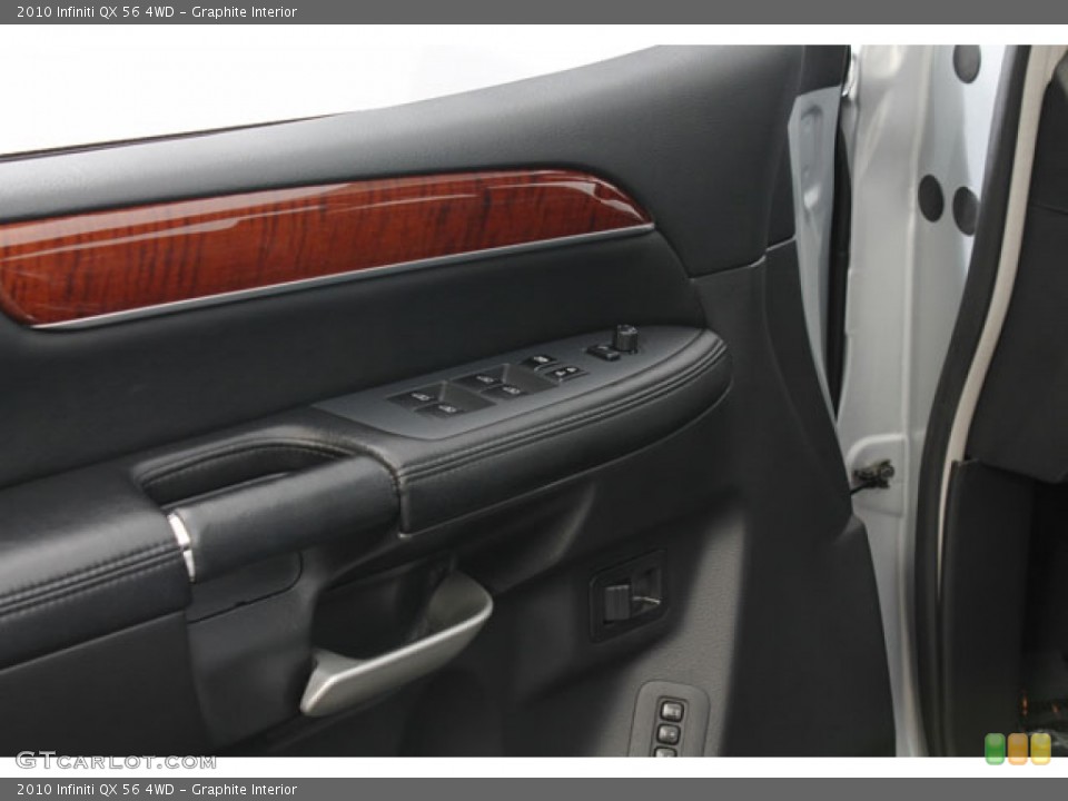 Graphite Interior Controls for the 2010 Infiniti QX 56 4WD #73769576