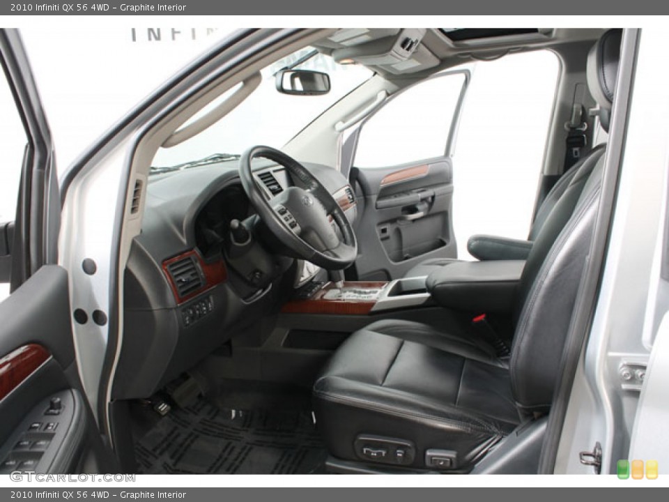 Graphite Interior Photo for the 2010 Infiniti QX 56 4WD #73769600
