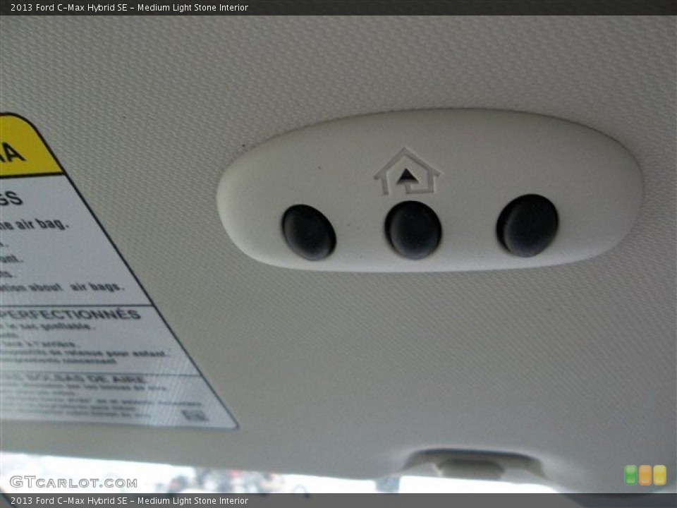 Medium Light Stone Interior Controls for the 2013 Ford C-Max Hybrid SE #73770872