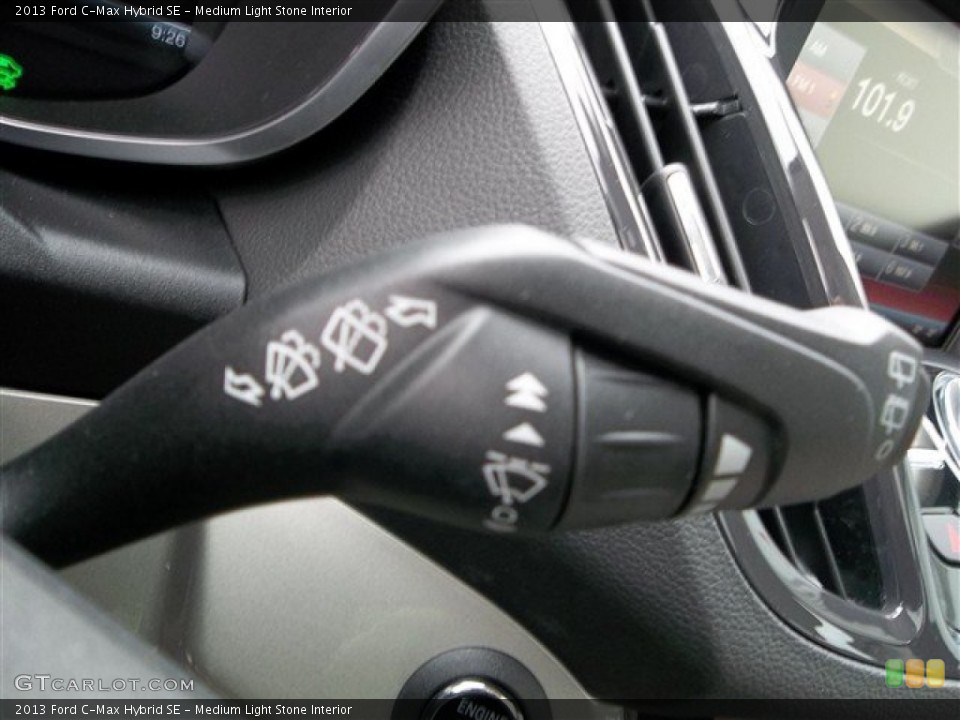 Medium Light Stone Interior Controls for the 2013 Ford C-Max Hybrid SE #73771026