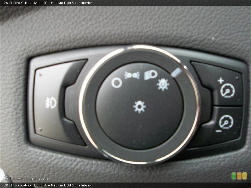 Medium Light Stone Interior Controls for the 2013 Ford C-Max Hybrid SE #73771064