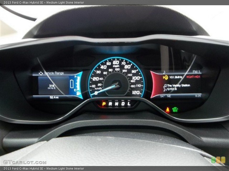 Medium Light Stone Interior Gauges for the 2013 Ford C-Max Hybrid SE #73771112
