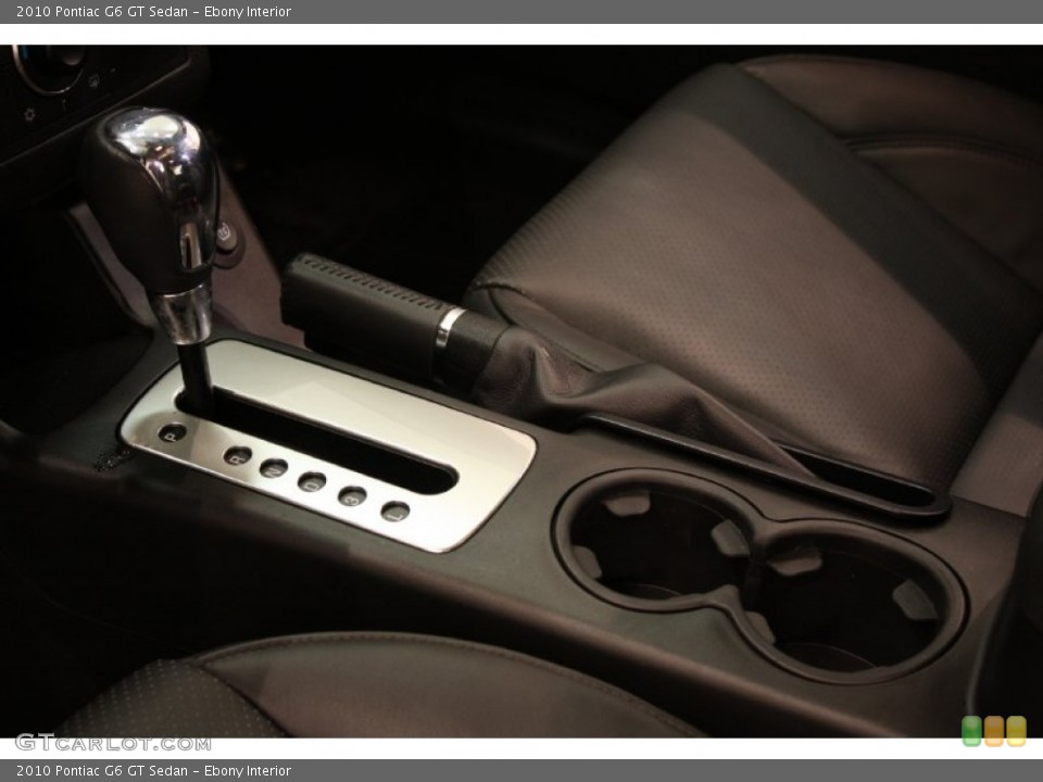 Ebony Interior Transmission for the 2010 Pontiac G6 GT Sedan #73772369