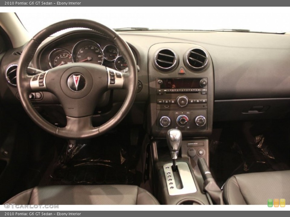 Ebony Interior Dashboard for the 2010 Pontiac G6 GT Sedan #73772451