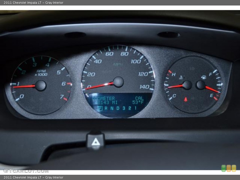 Gray Interior Gauges for the 2011 Chevrolet Impala LT #73774889