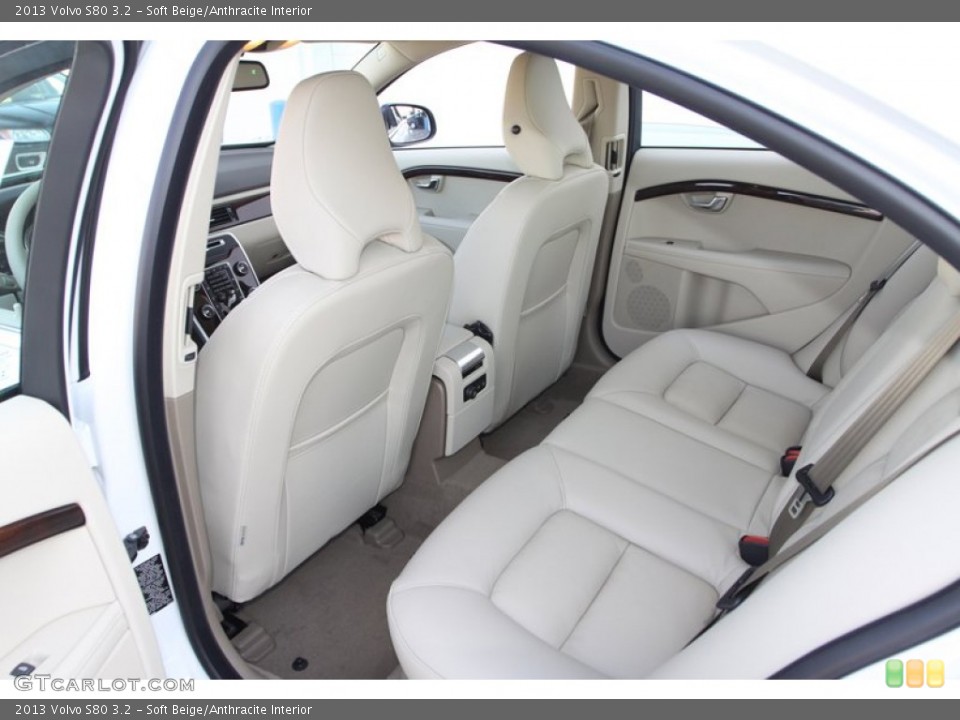 Soft Beige/Anthracite Interior Rear Seat for the 2013 Volvo S80 3.2 #73775400