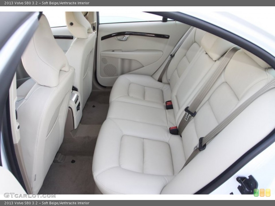 Soft Beige/Anthracite Interior Rear Seat for the 2013 Volvo S80 3.2 #73775417