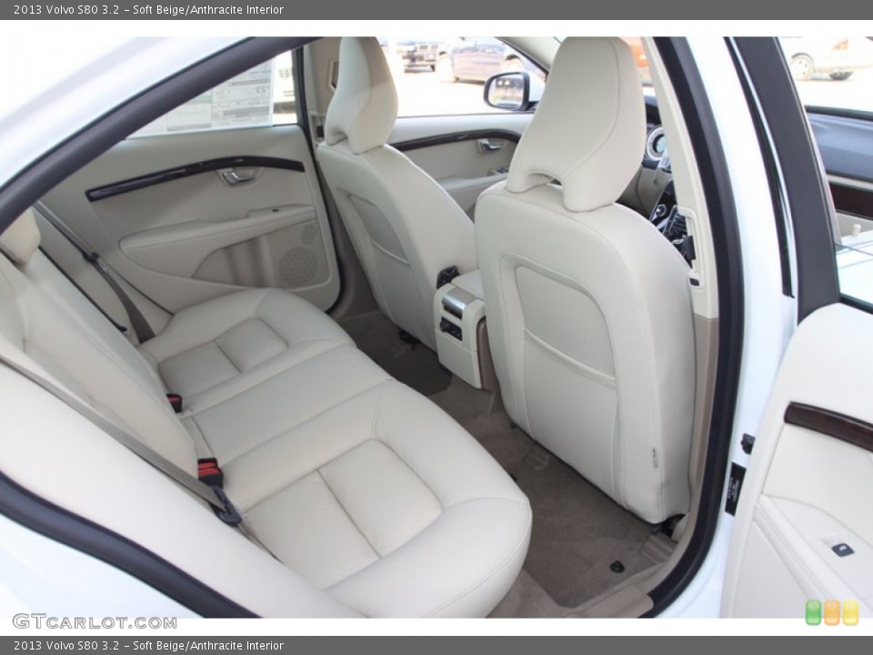 Soft Beige/Anthracite Interior Rear Seat for the 2013 Volvo S80 3.2 #73775639