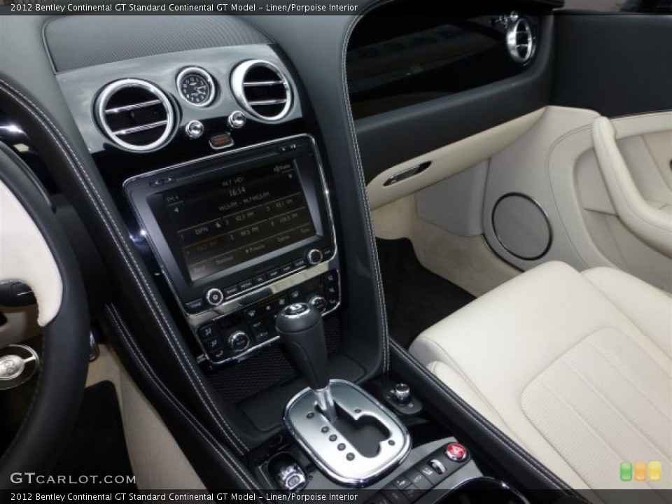 Linen/Porpoise Interior Controls for the 2012 Bentley Continental GT  #73776911