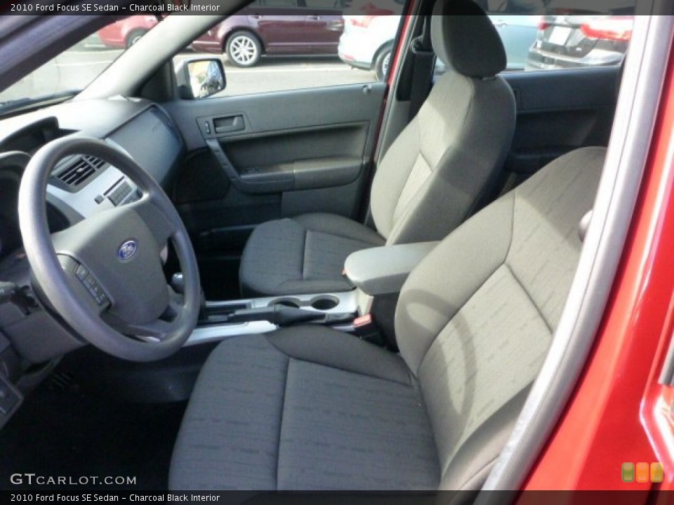 Charcoal Black Interior Photo for the 2010 Ford Focus SE Sedan #73778332