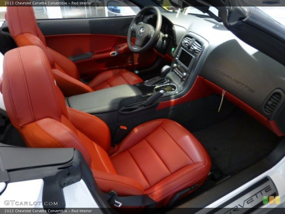 Red Interior Photo for the 2013 Chevrolet Corvette Convertible #73779296