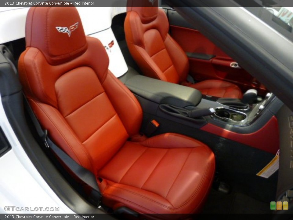 Red Interior Photo for the 2013 Chevrolet Corvette Convertible #73779323