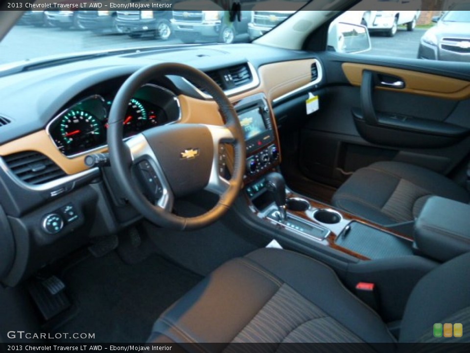 Ebony/Mojave Interior Photo for the 2013 Chevrolet Traverse LT AWD #73779671