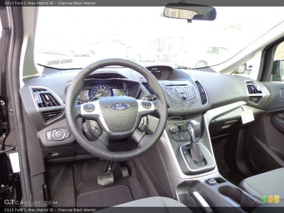 Charcoal Black Interior Dashboard for the 2013 Ford C-Max Hybrid SE #73779950