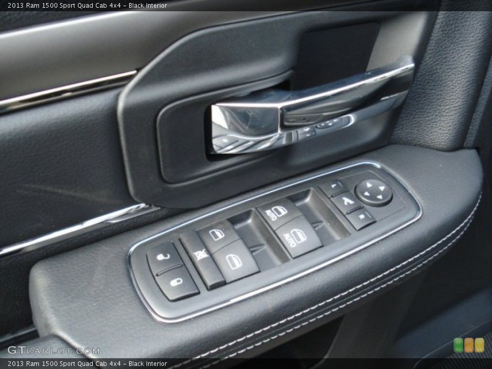 Black Interior Controls for the 2013 Ram 1500 Sport Quad Cab 4x4 #73782473
