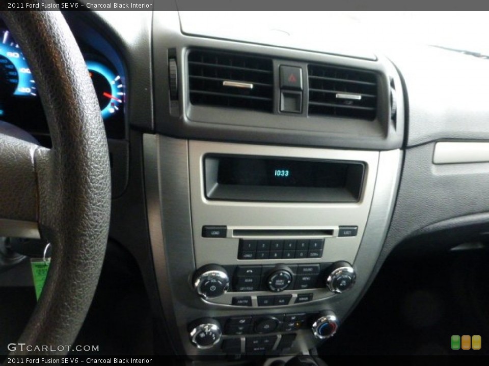 Charcoal Black Interior Controls for the 2011 Ford Fusion SE V6 #73783730